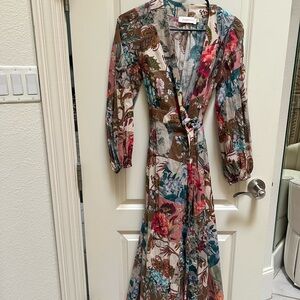 Floral Wrap Dress